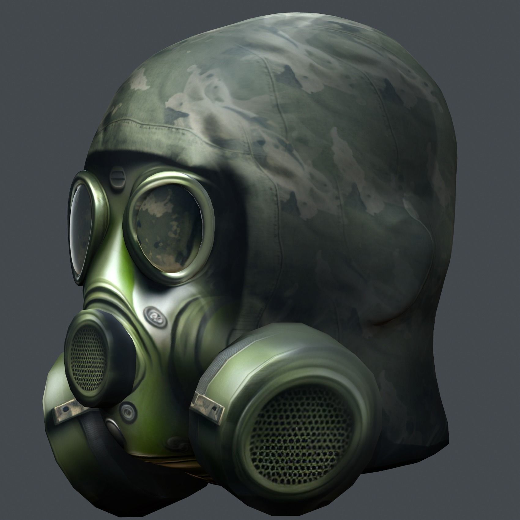 Helmet 3d model military combat Military Low-poly Low-poly 3D model_8