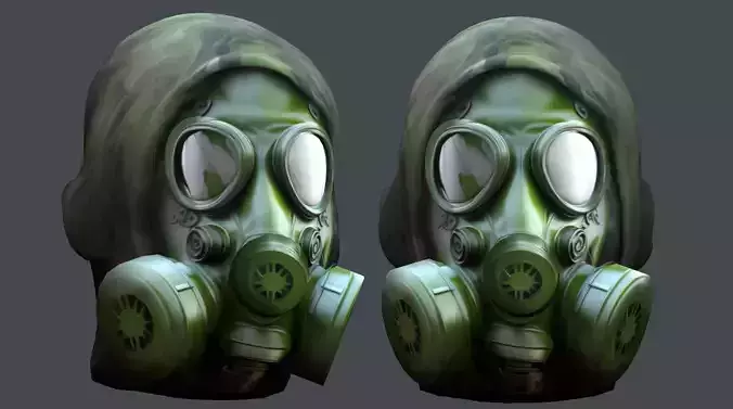 Helmet 3d model military combat Military Low-poly