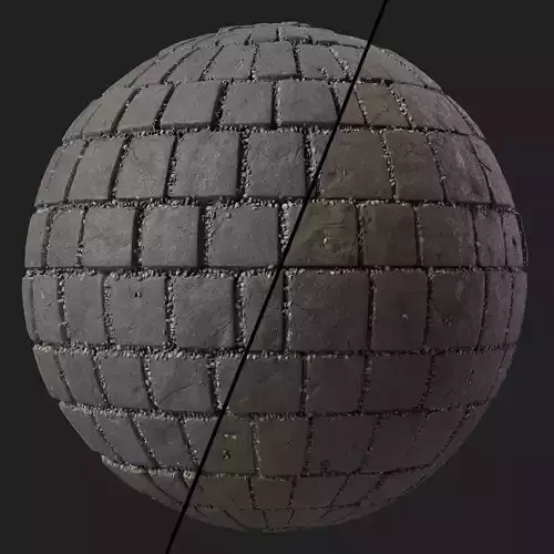 Pavement Materials 26- Slat Stone Paving Pbr 4k Seamless