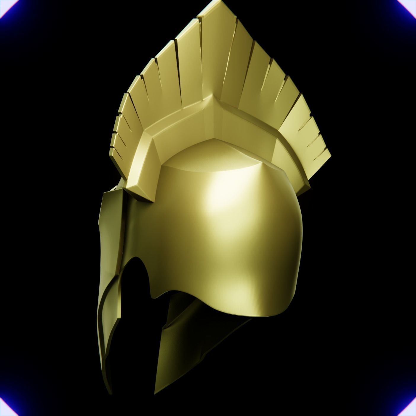 WONDER WOMAN SOLDIER HELMET V1 3D print model_12