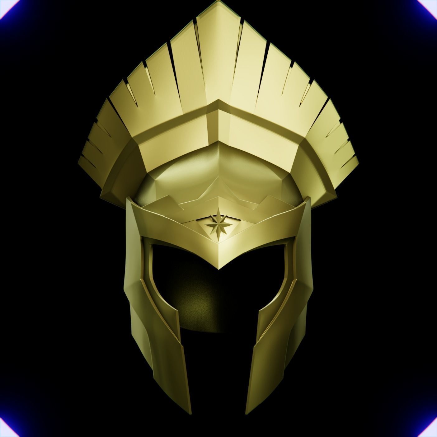 WONDER WOMAN SOLDIER HELMET V1 3D print model_8