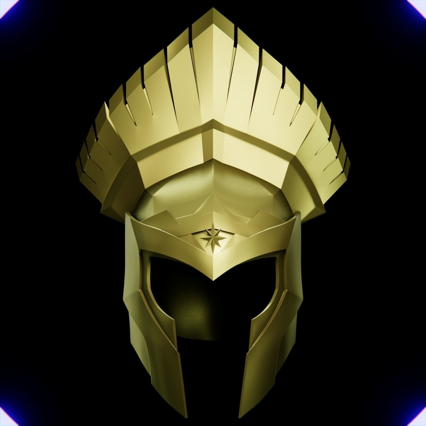 WONDER WOMAN SOLDIER HELMET V1 3D print model_13