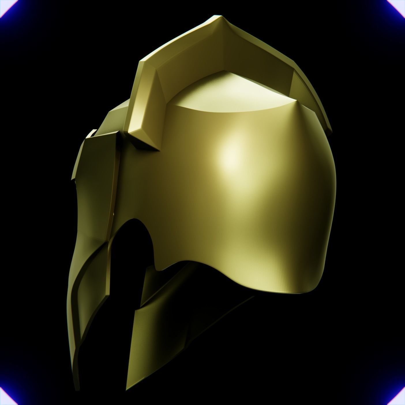 WONDER WOMAN SOLDIER HELMET V1 3D print model_7