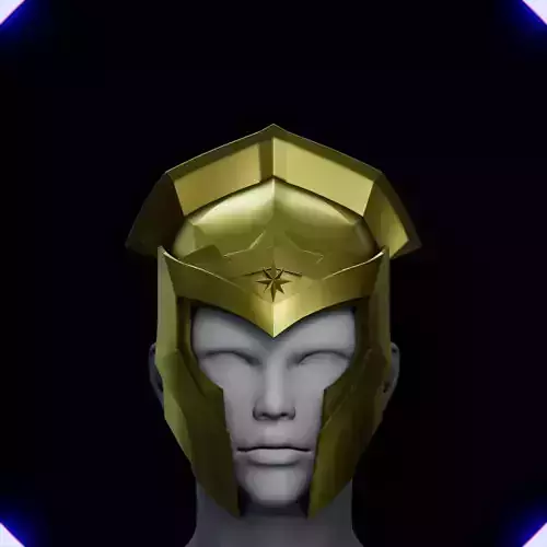 WONDER WOMAN SOLDIER HELMET V1 3D print model