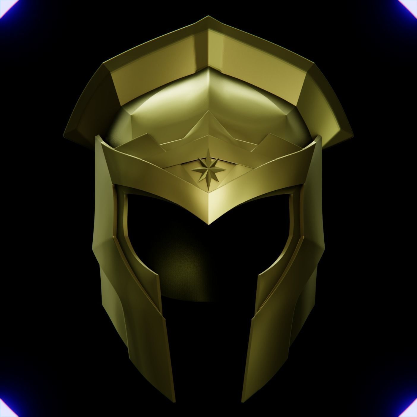 WONDER WOMAN SOLDIER HELMET V1 3D print model_3