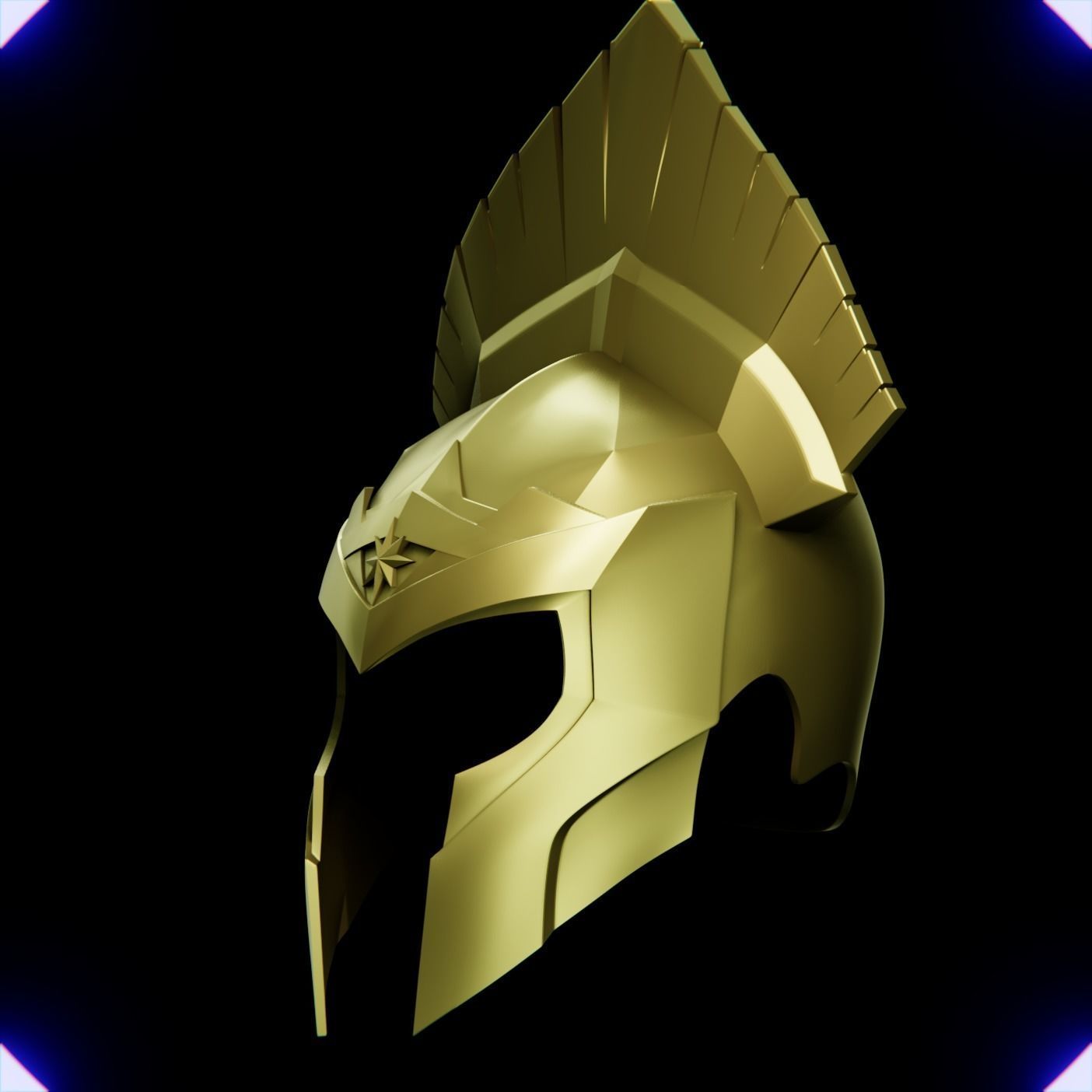 WONDER WOMAN SOLDIER HELMET V1 3D print model_10