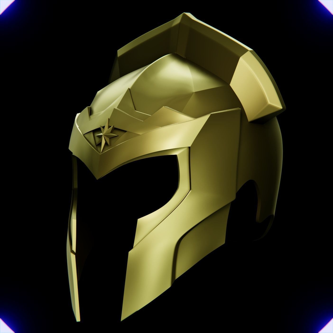 WONDER WOMAN SOLDIER HELMET V1 3D print model_5