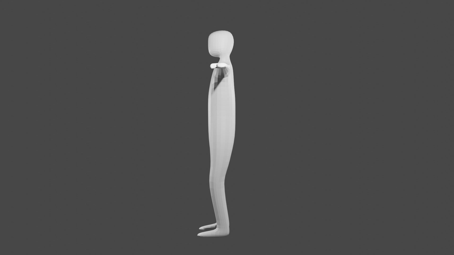 LowPoly Male Character Rigged Low-poly 3D model_1