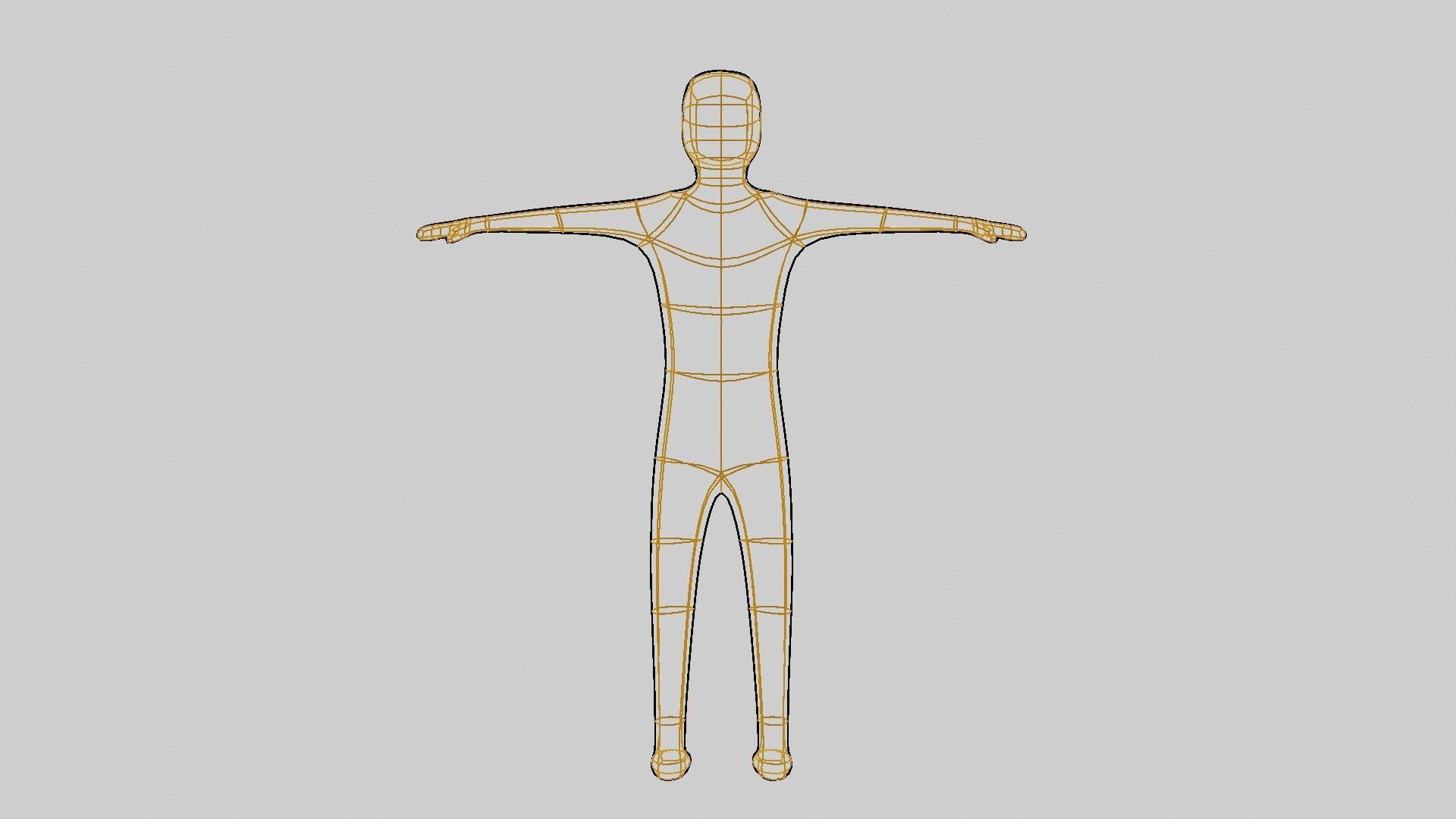 LowPoly Male Character Rigged Low-poly 3D model_3