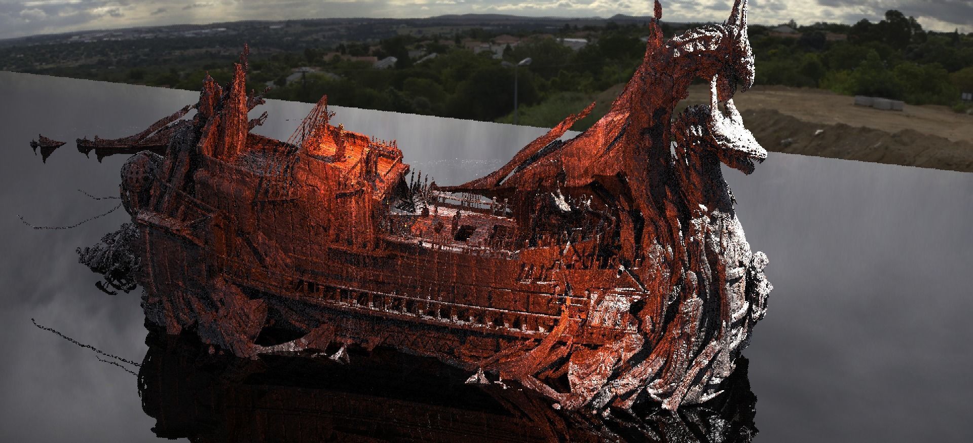 Kharon the Ferryman Water Kitbash 3 3D model_3