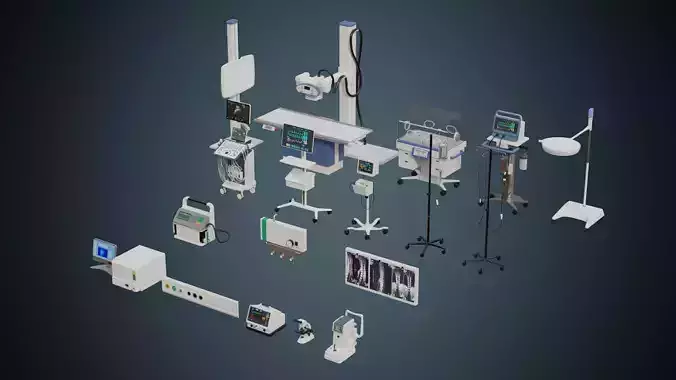 Hospital Props Collection 1 Basic 