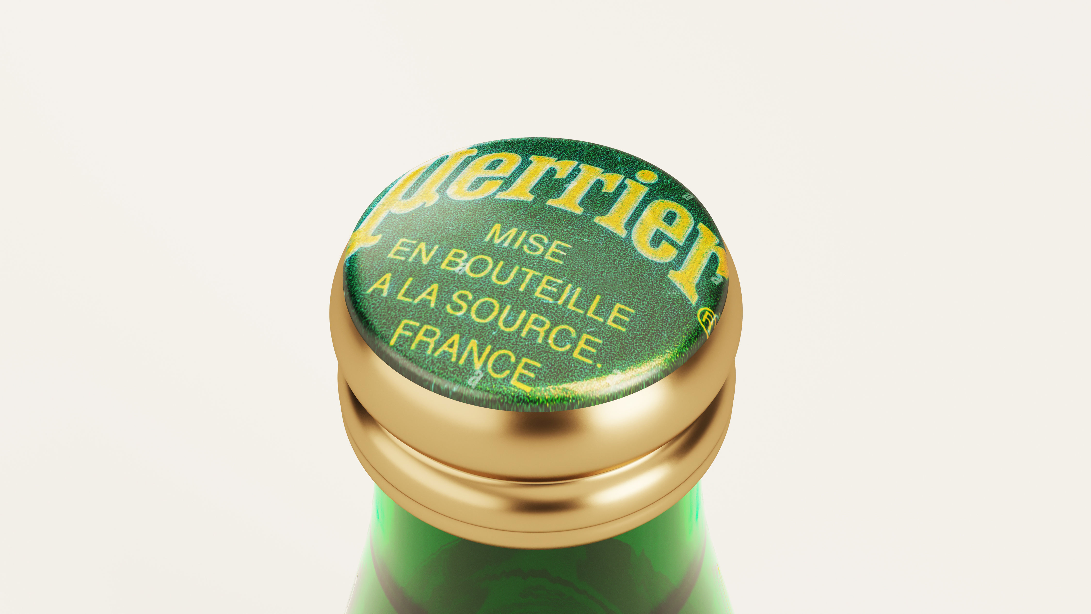 San Pellegrino and Perrier Bottles Free 3D model_4