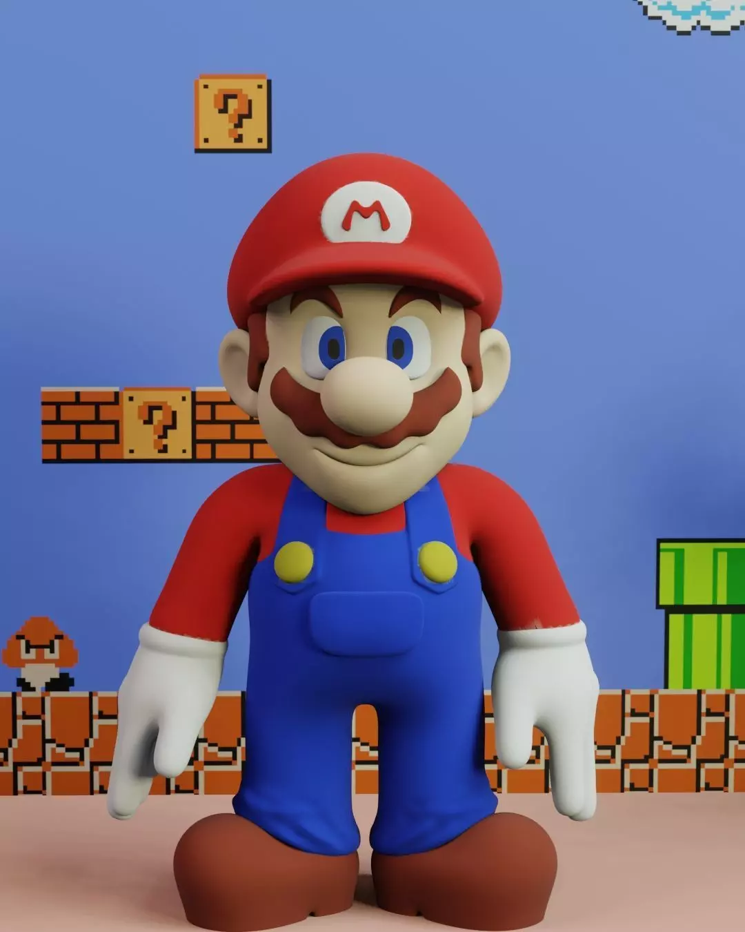 Mario 3D print model