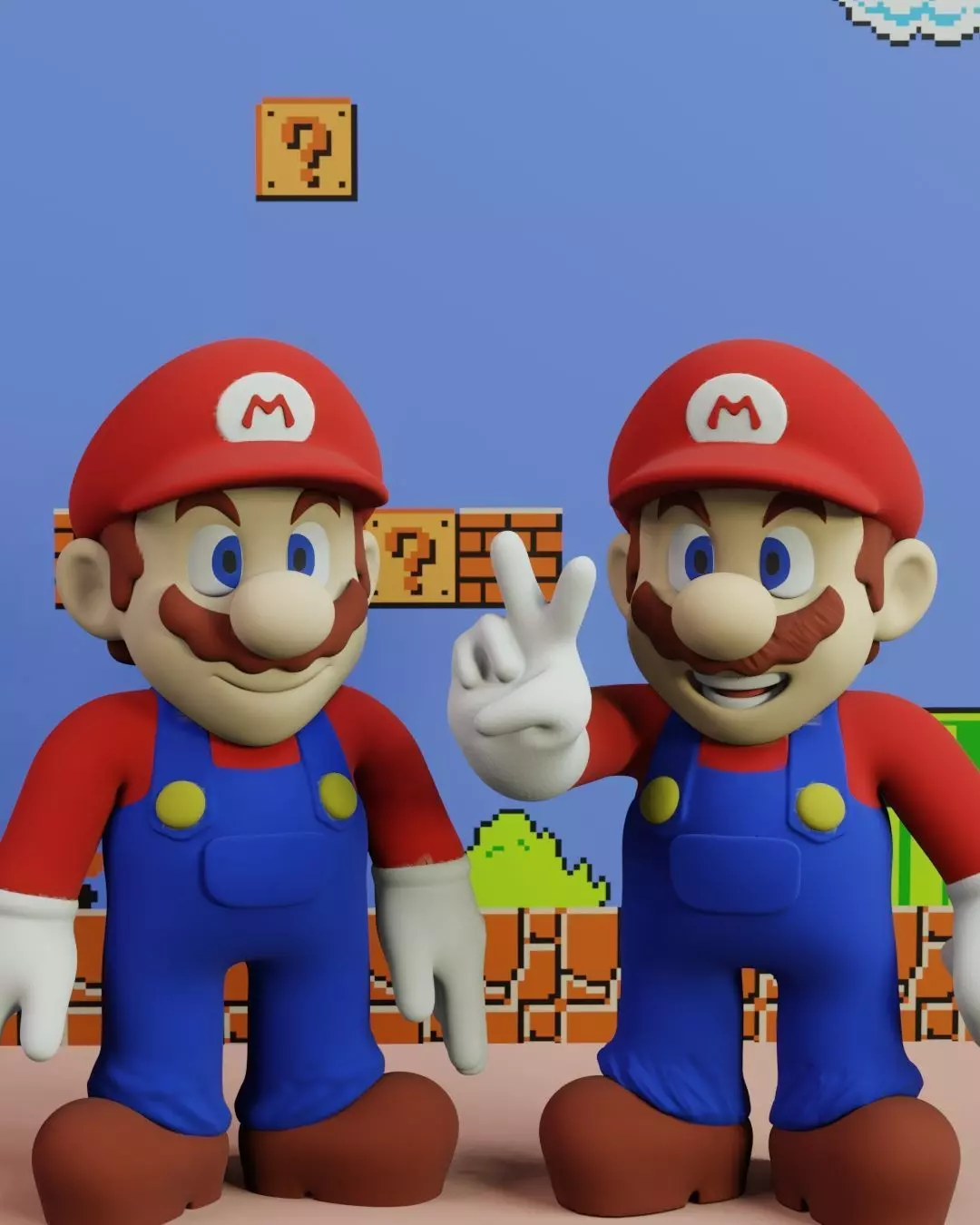 Mario 3D print model