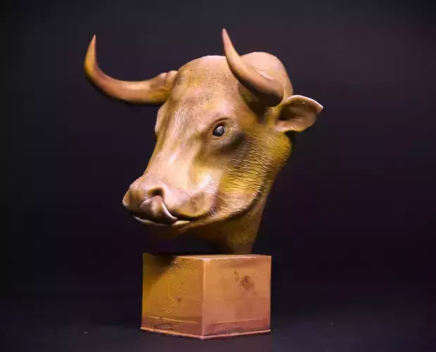 Cow 3D print model 