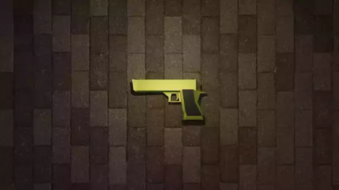 Simple Desert Eagle Gun