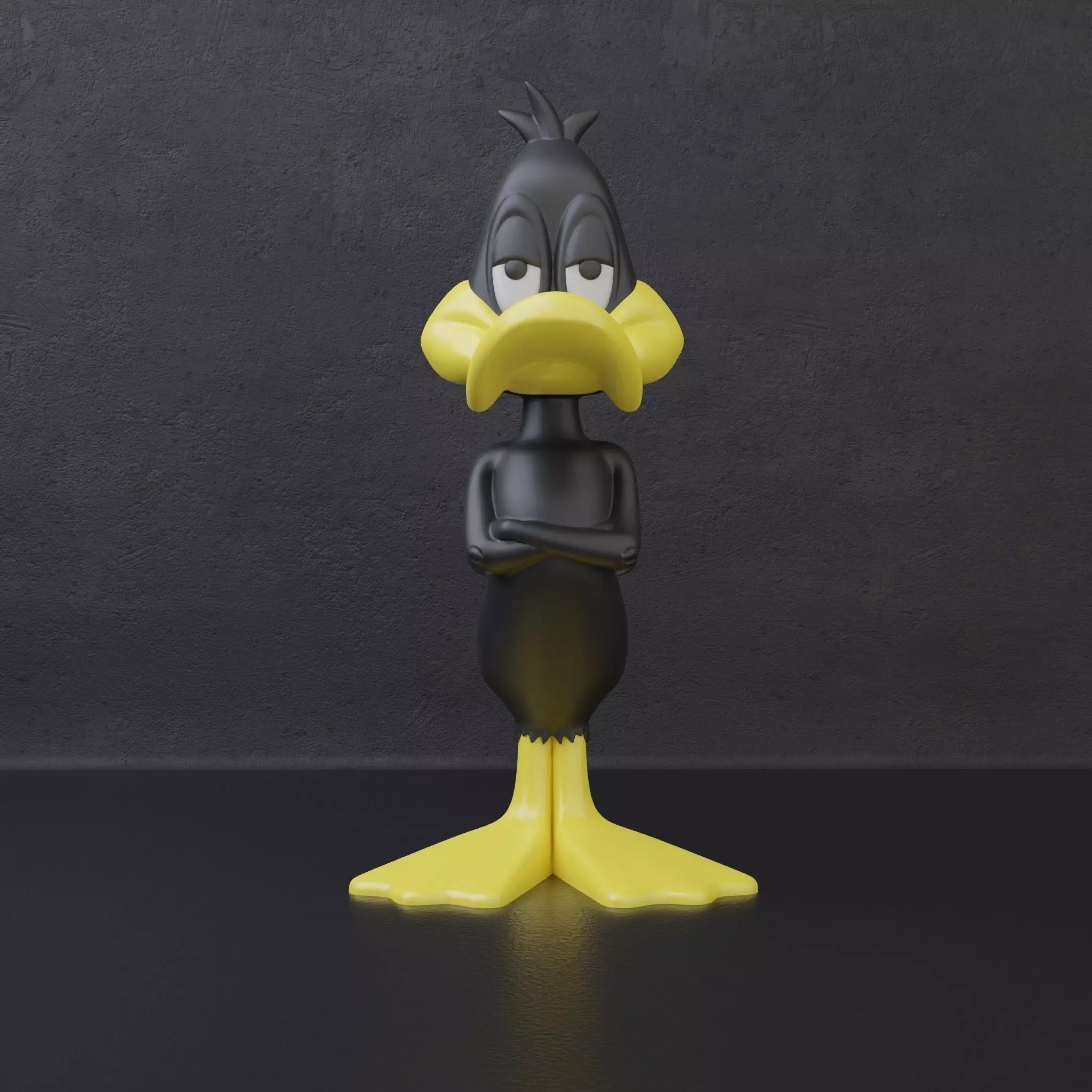Duck headphone stand 3D print model_0