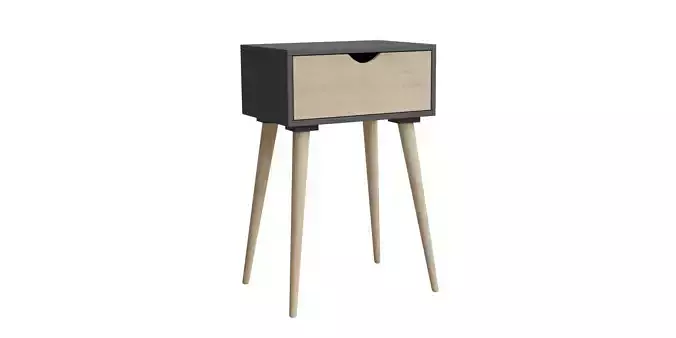 Modern Flair Single Drawer End Table