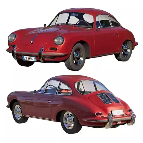 Car Porsche 356 C coupe