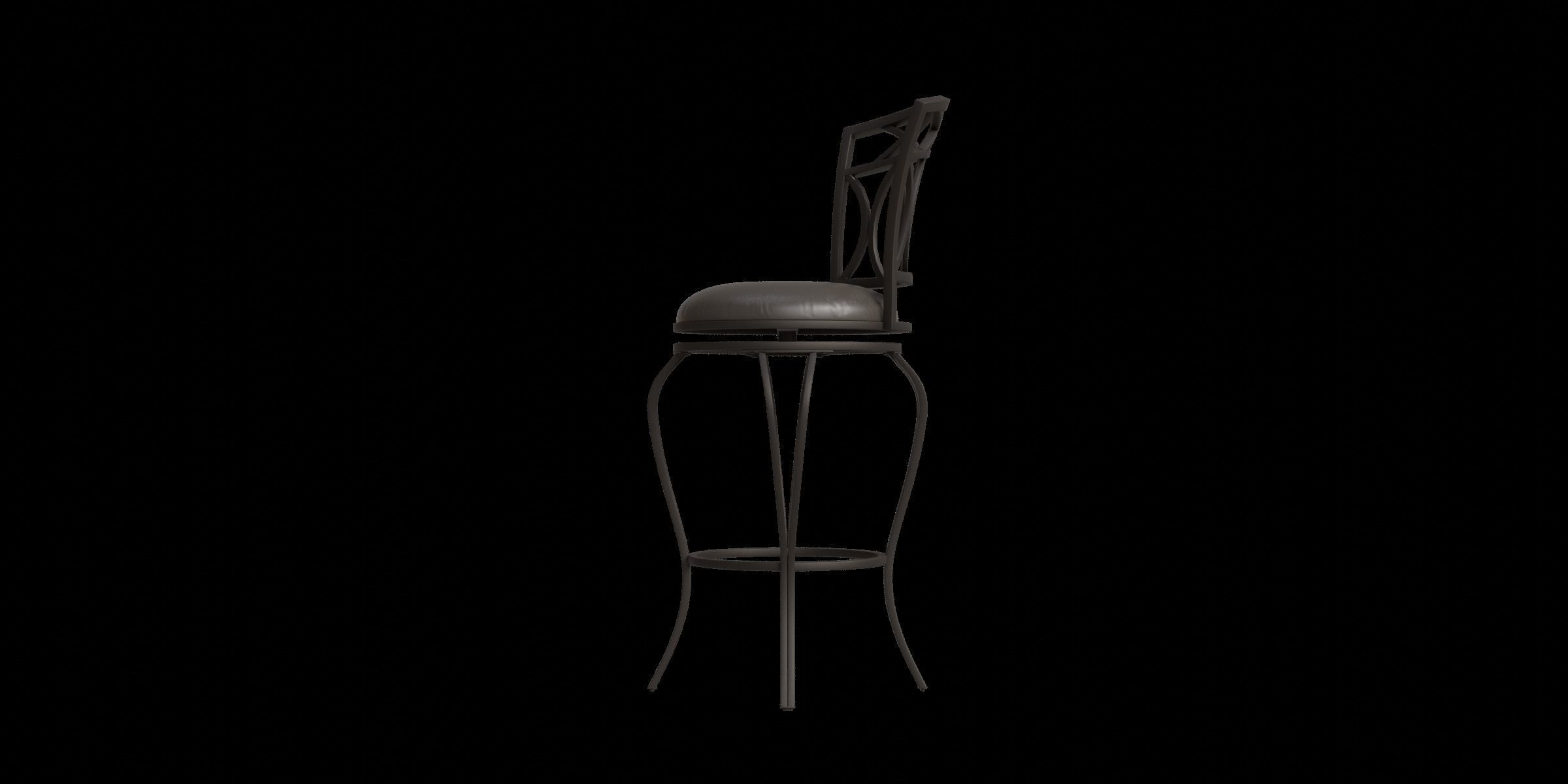 Risch 44 Bar Stool Low-poly 3D model_7