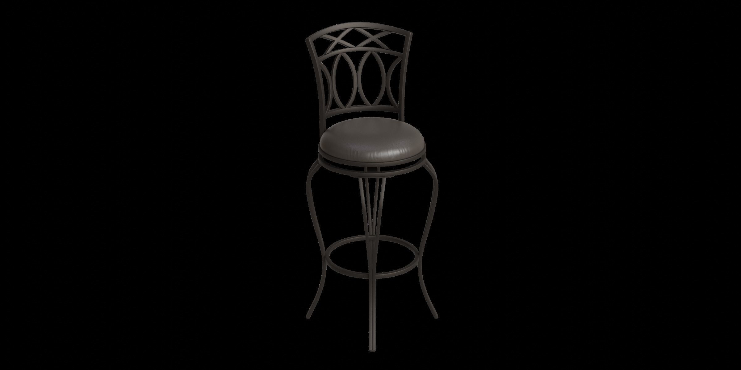 Risch 44 Bar Stool Low-poly 3D model_8