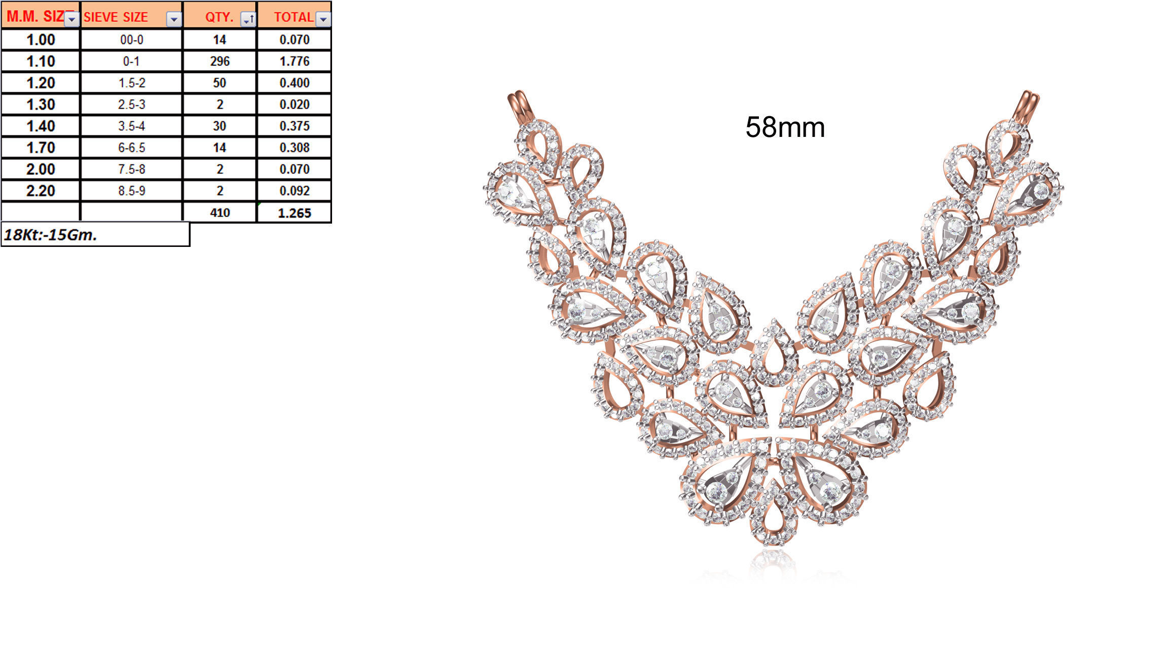 Women Necklace Pendant STL OBJ FBX JCD Details 3D print model_1