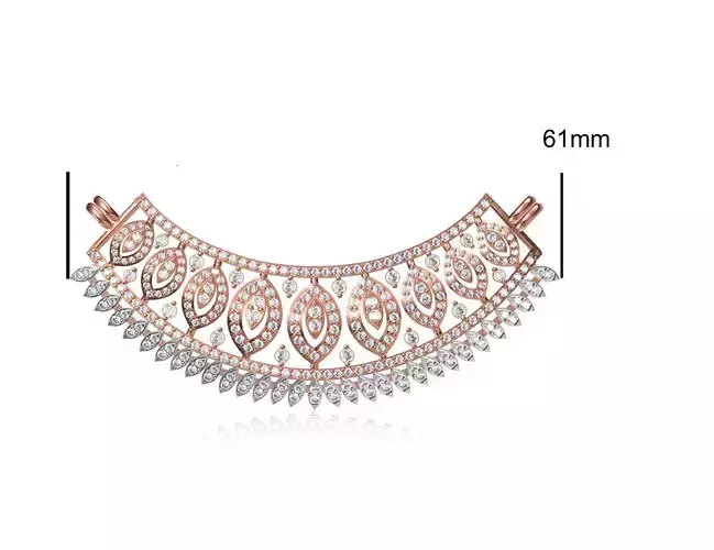 Women Necklace Pendant STL OBJ FBX JCD Details 3D print model