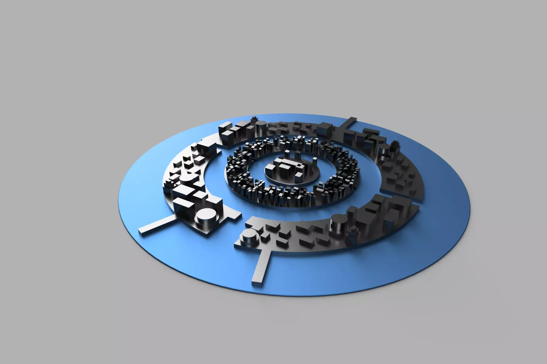 Platos Atlantis 3D print model