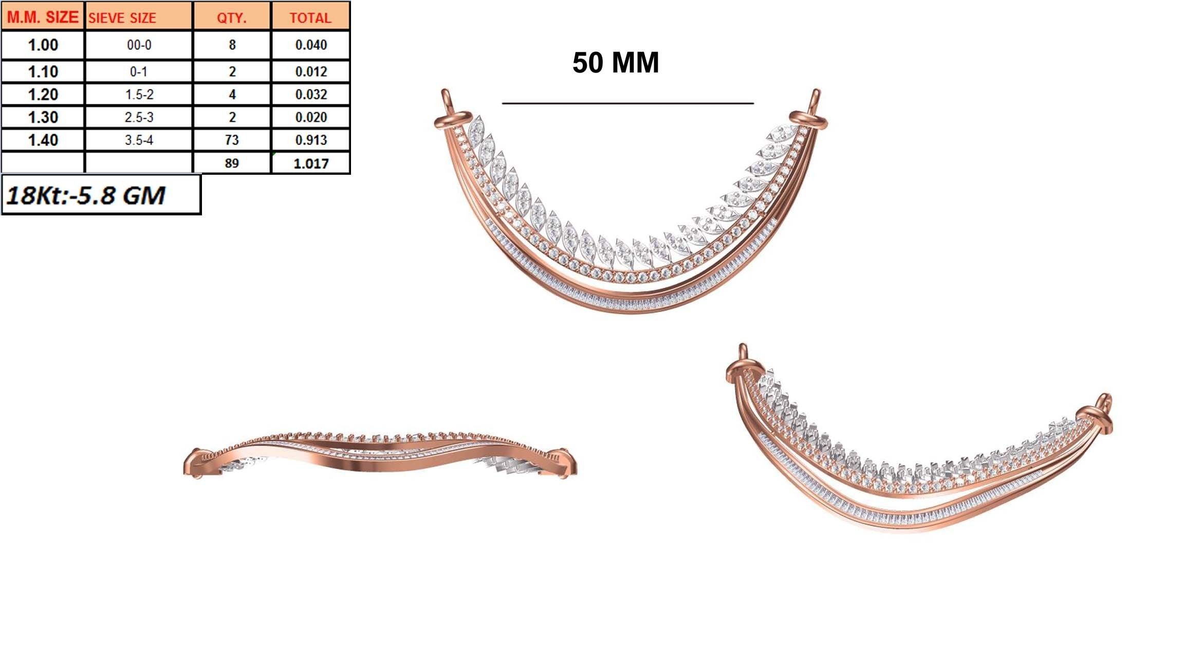 Women Necklace Pendant STL OBJ FBX JCD Details 3D print model_1