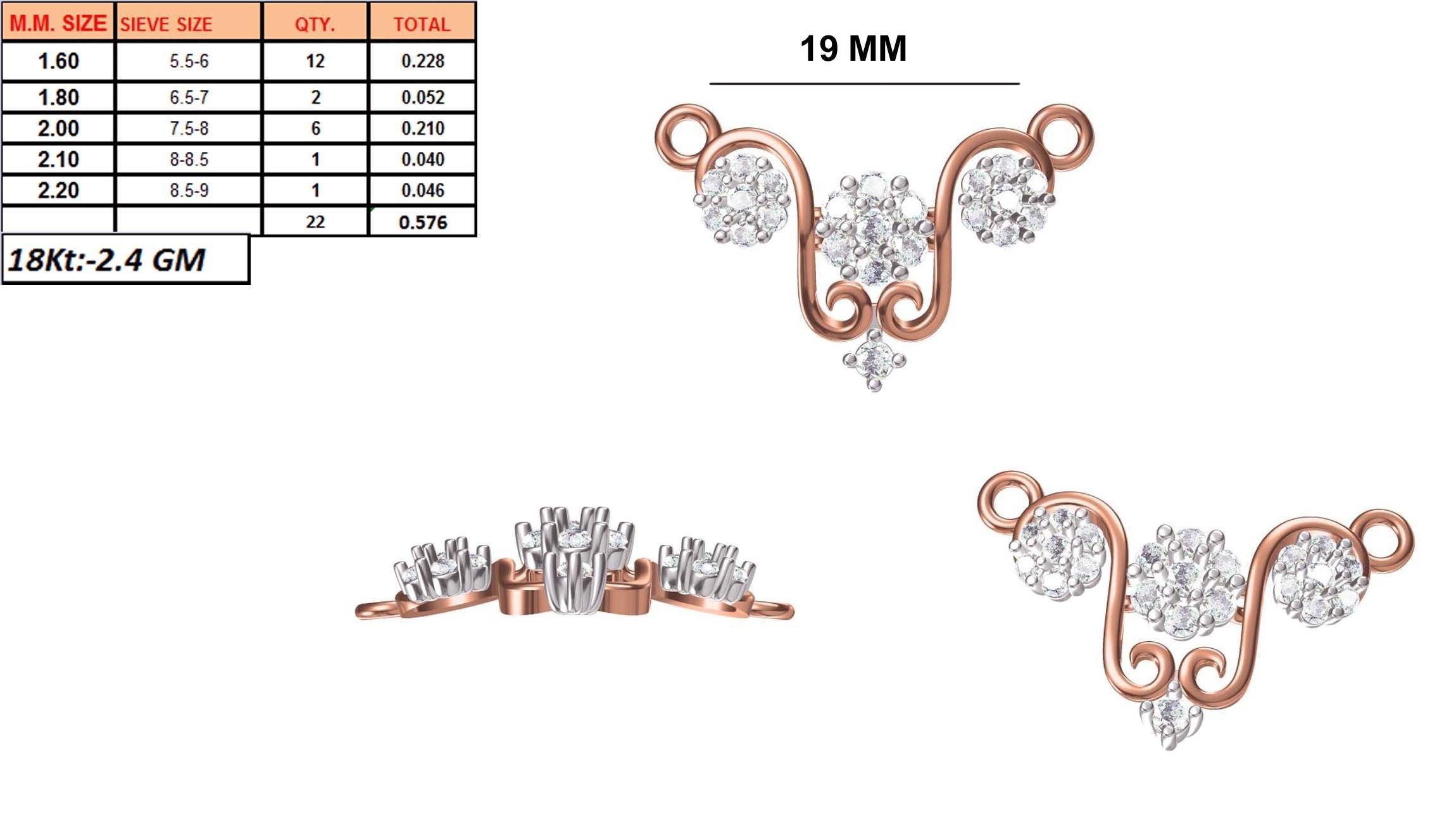 Women Necklace Pendant STL OBJ FBX JCD Details 3D print model_1