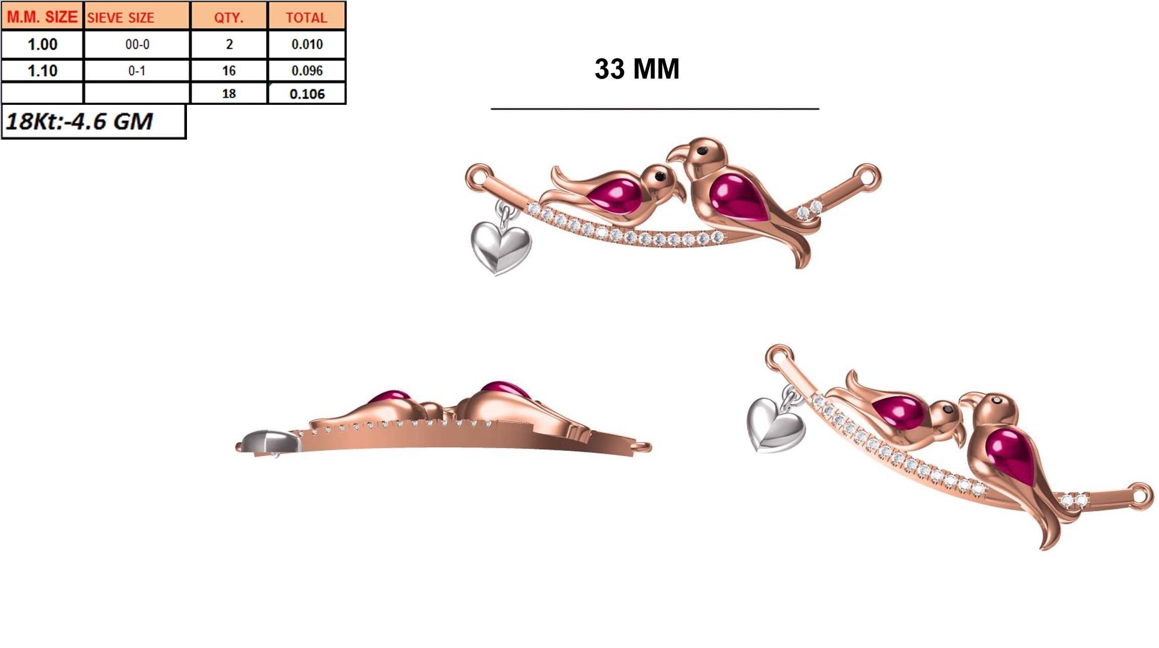 Women Necklace Pendant STL OBJ FBX JCD Details 3D print model_1