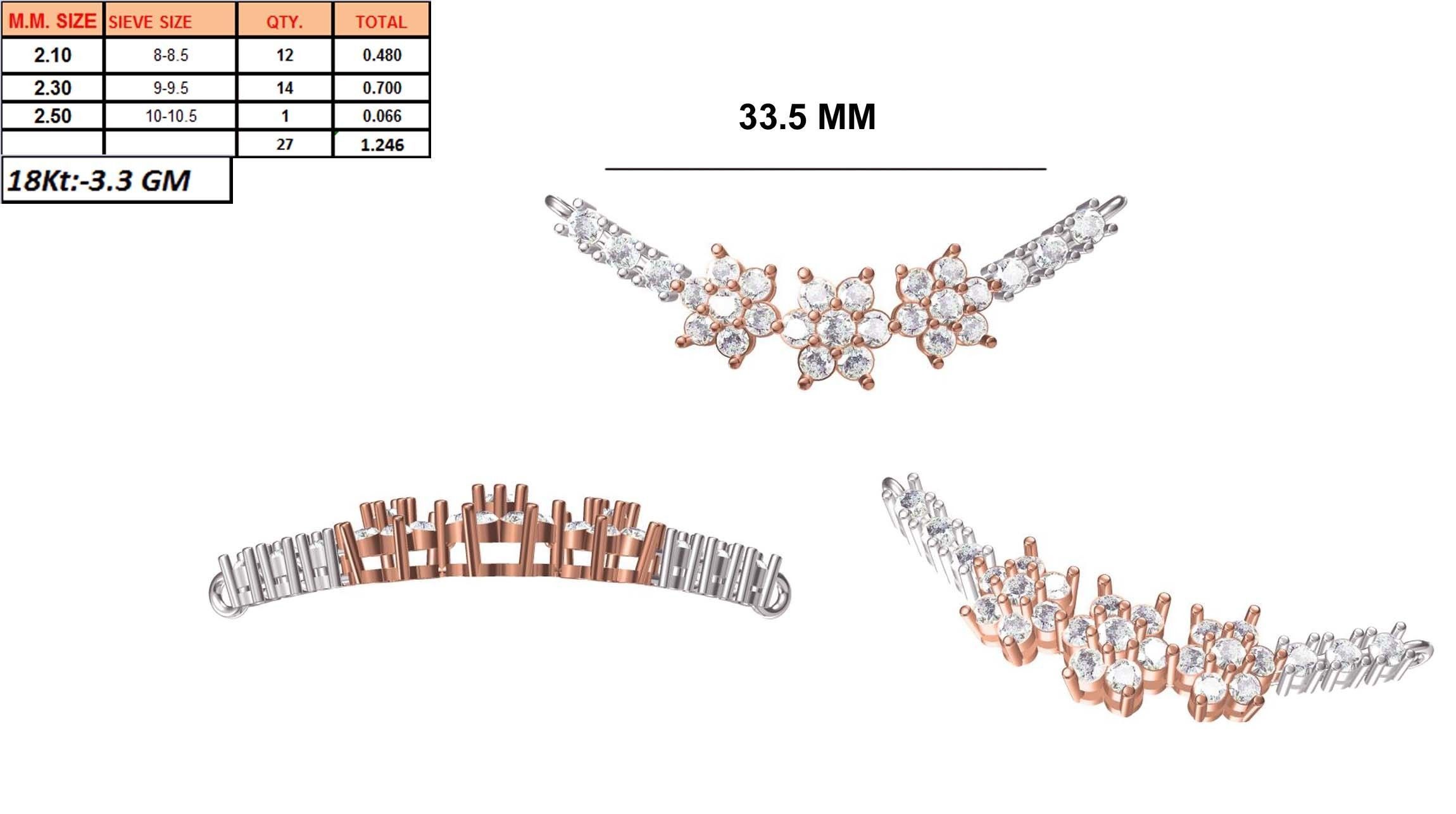 Women Necklace Pendant STL OBJ FBX JCD Details 3D print model_1