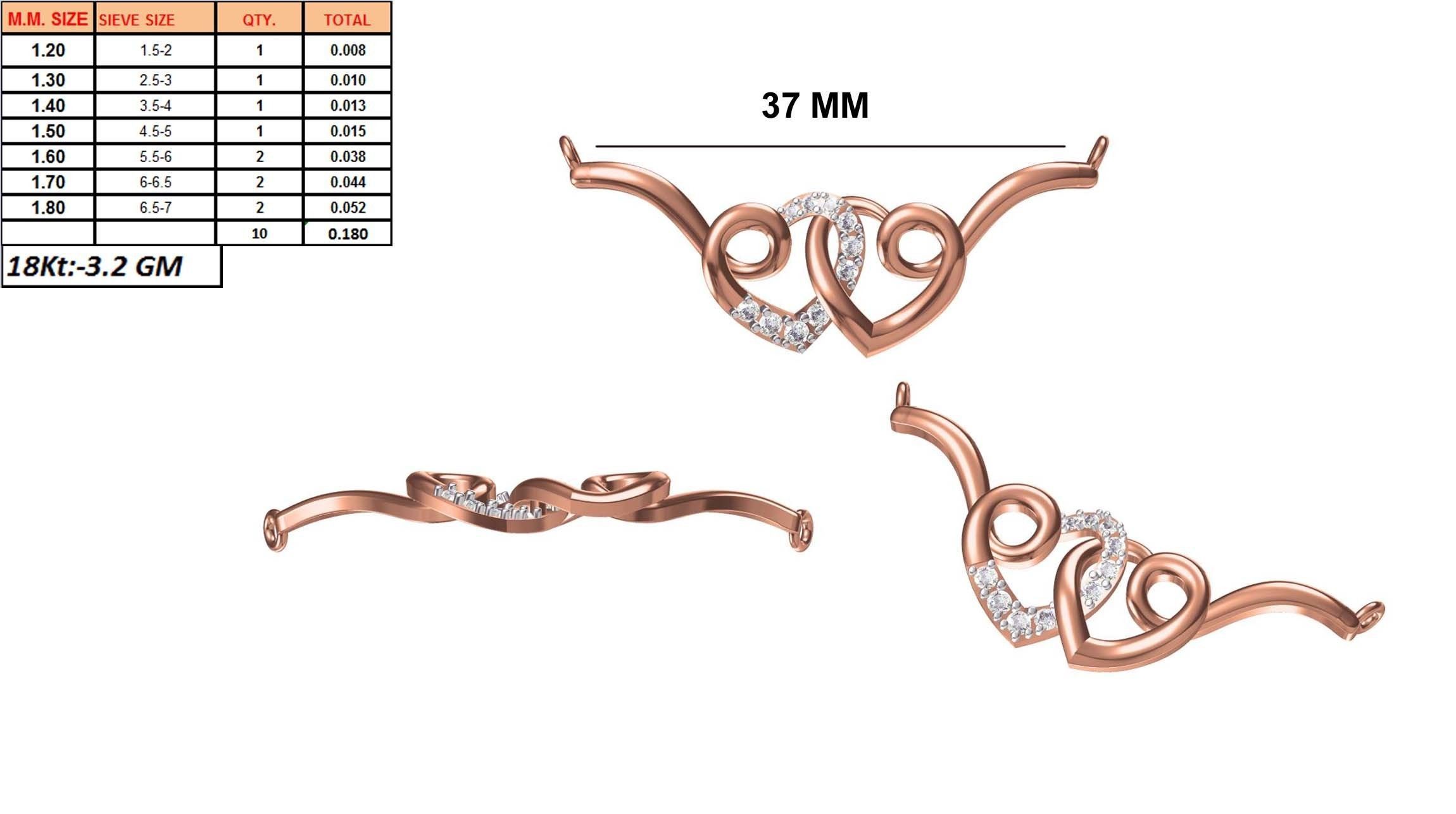 Women Necklace Pendant STL OBJ FBX JCD Details 3D print model_1