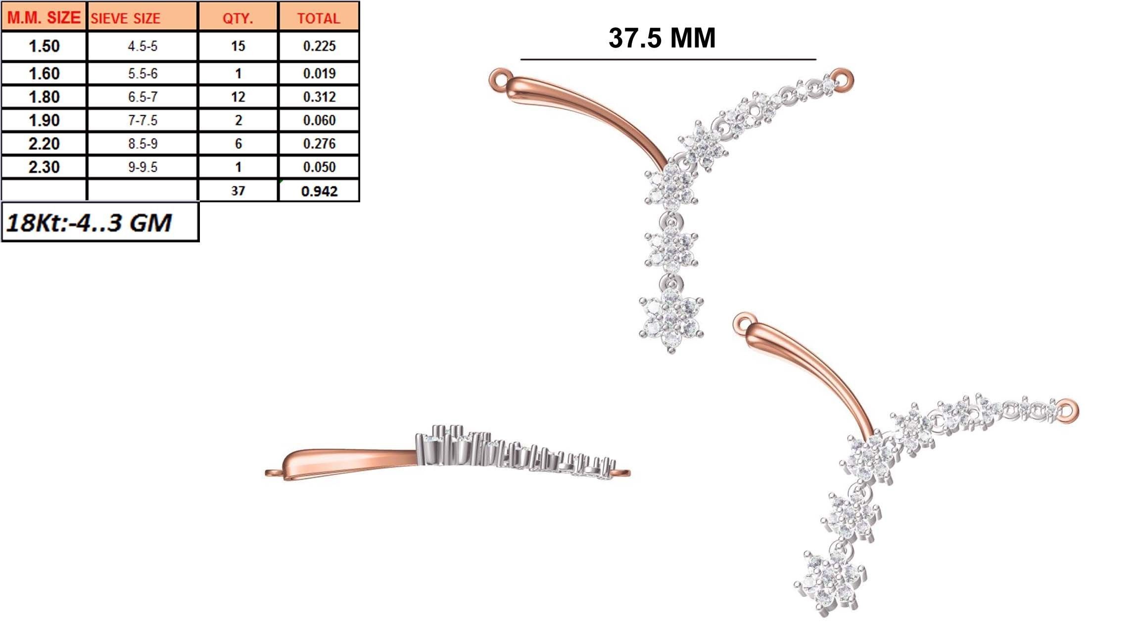 Women Necklace Pendant STL OBJ FBX JCD Details 3D print model_1