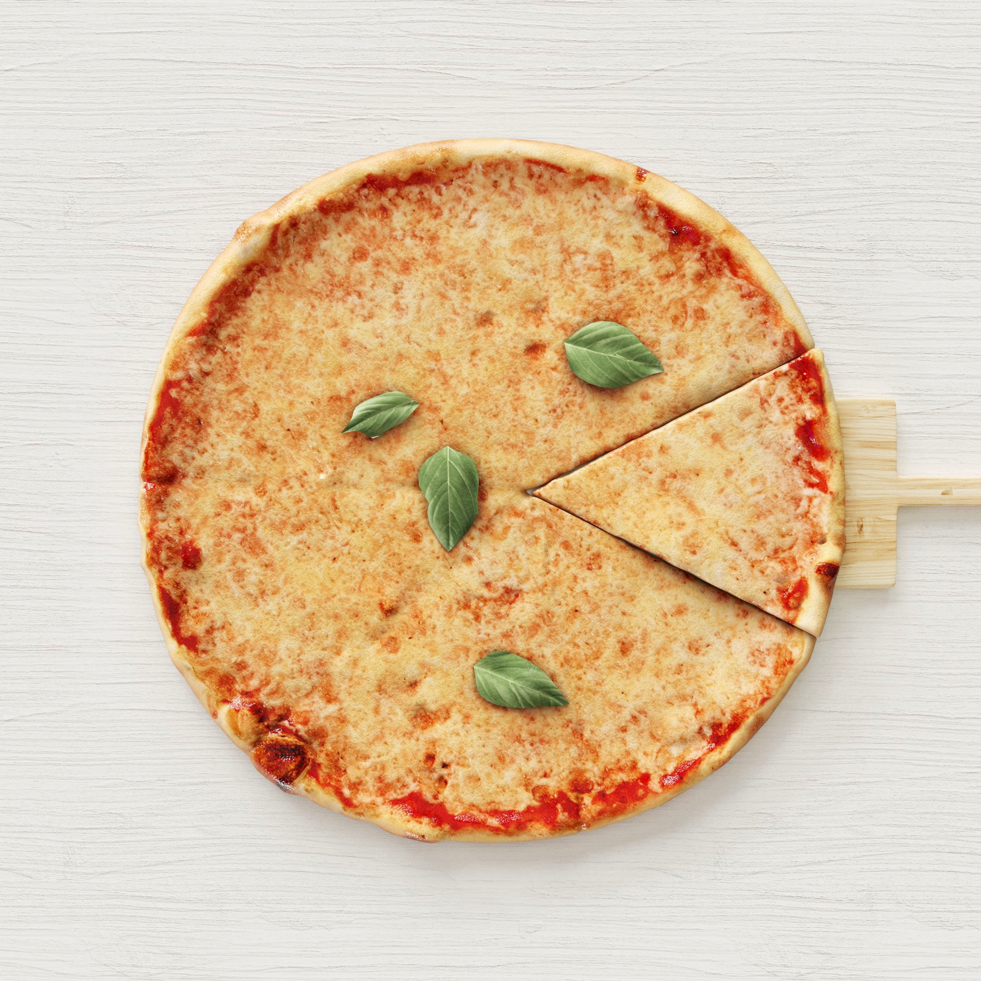 Pizza  Low-poly 3D model_1