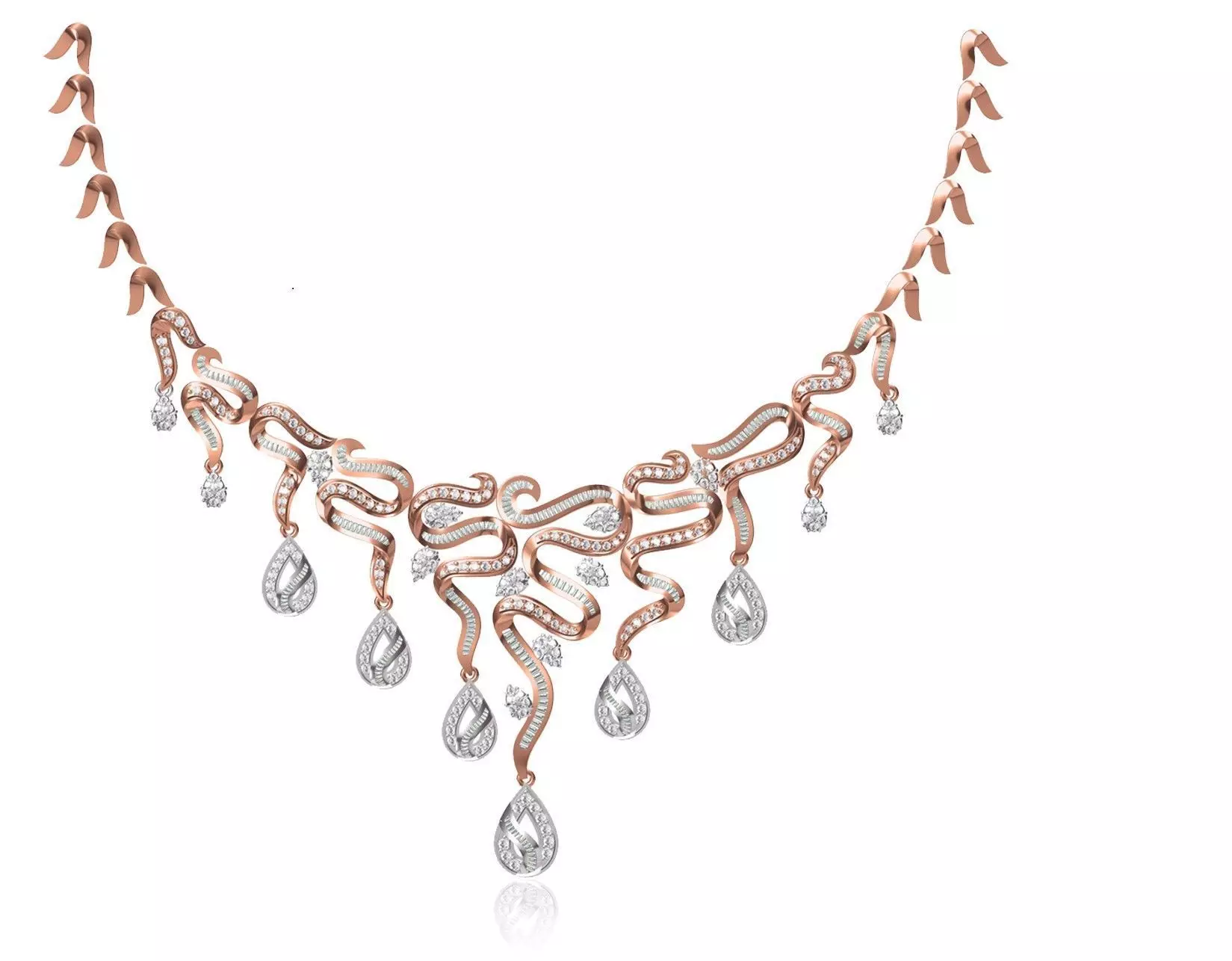 Women Necklace Pendant STL OBJ FBX JCD Details 3D print model