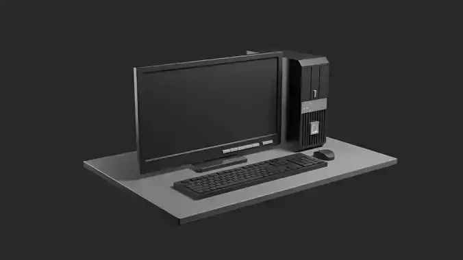 Computer 3D Model 3D print model