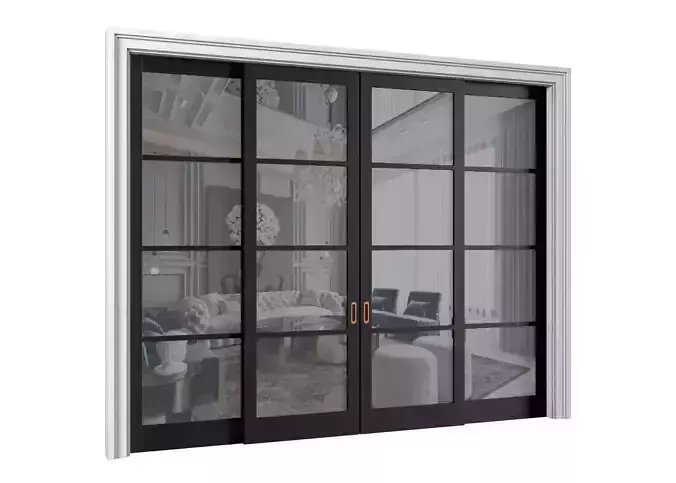 French Art Deco Sliding Modern Doors