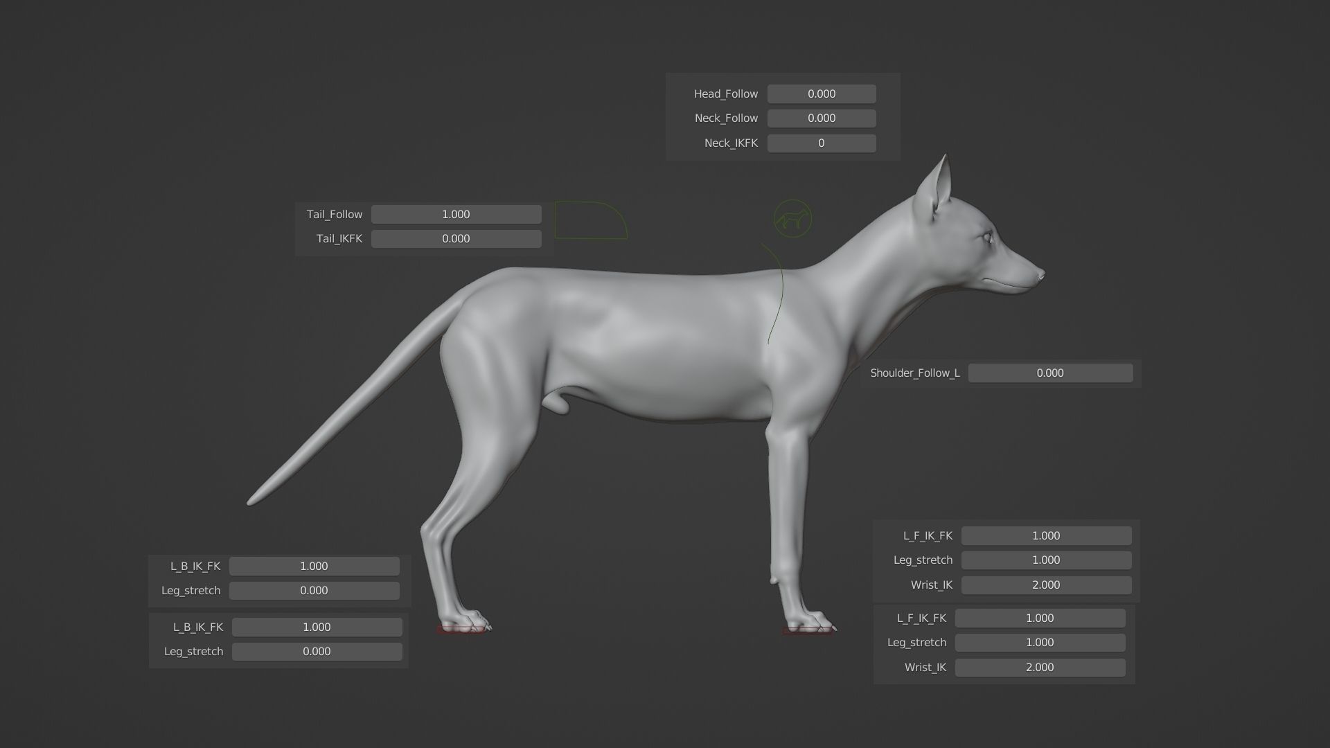 Red Fox Animation VFX Grace 3D model_25