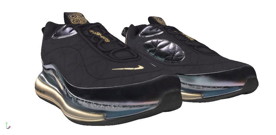 720 nike black and gold