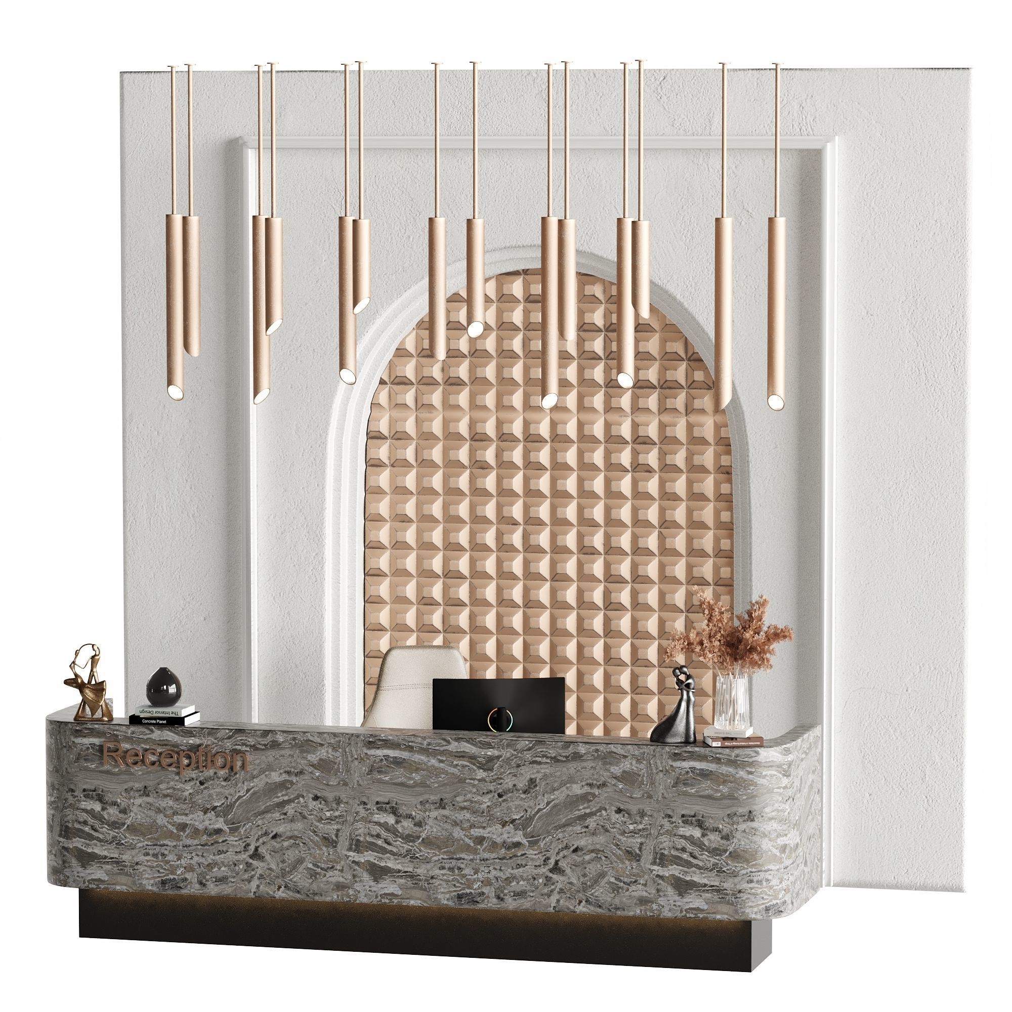 Reception 4 3D model_2