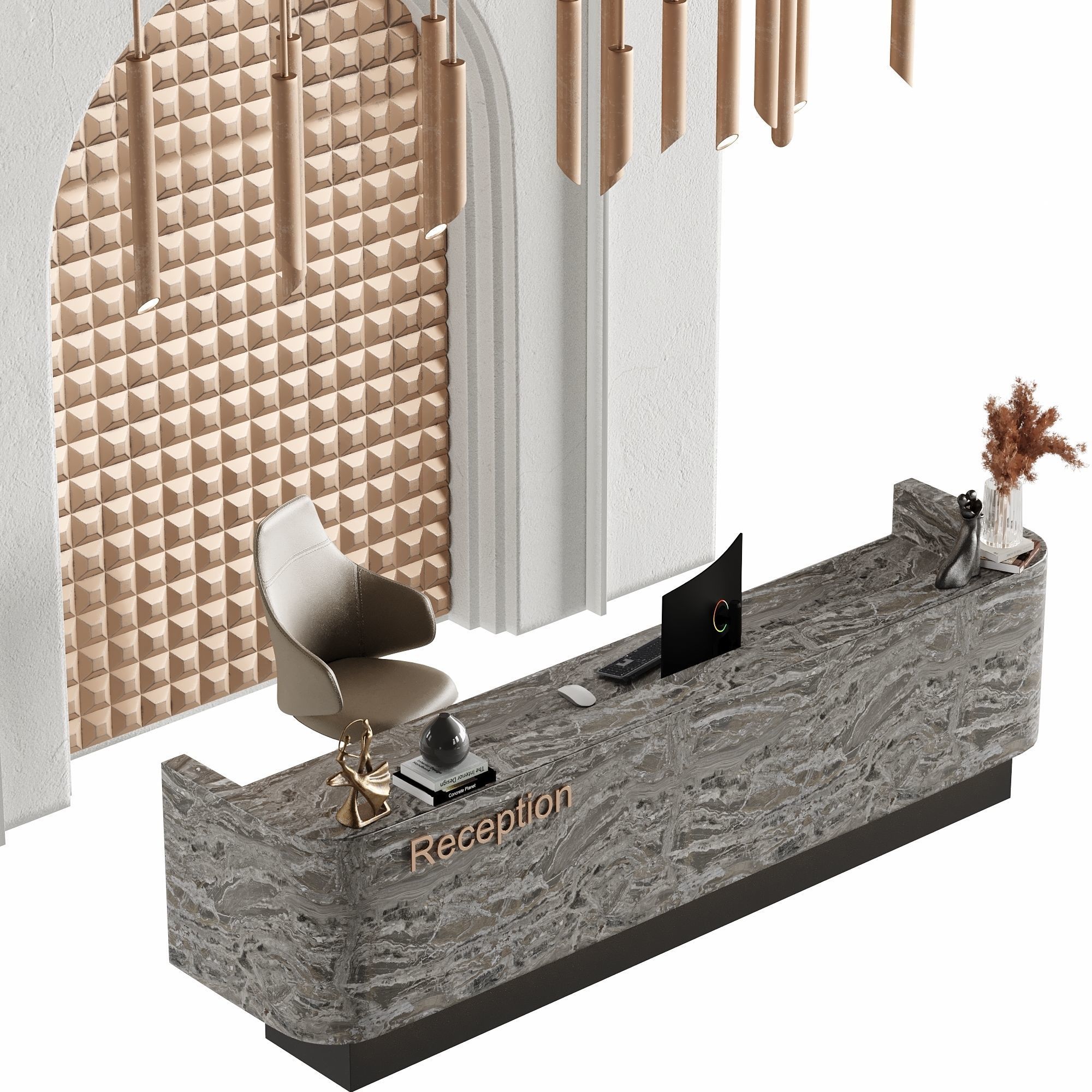 Reception 4 3D model_4