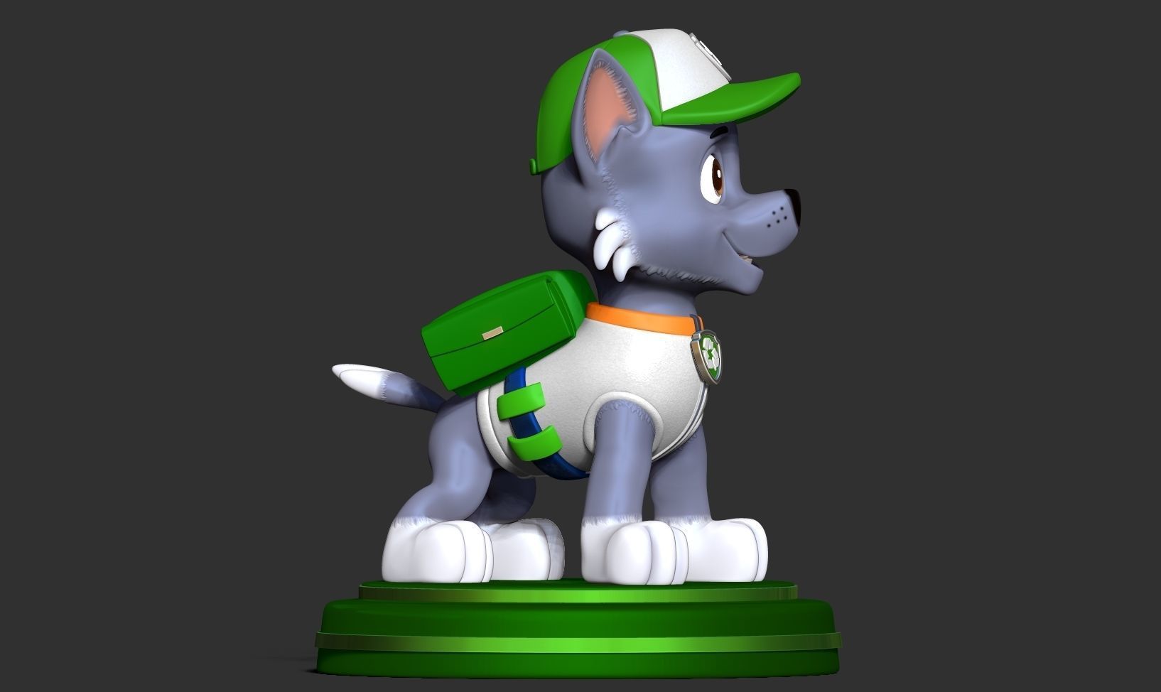 Rocky - Paw Patrol Fanart 3D print model_14