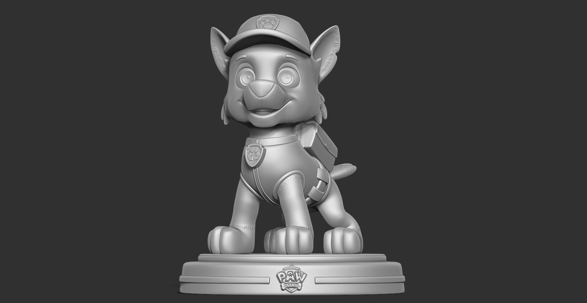 Rocky - Paw Patrol Fanart 3D print model_11