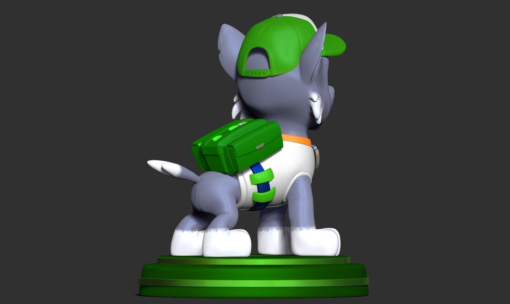 Rocky - Paw Patrol Fanart 3D print model_7