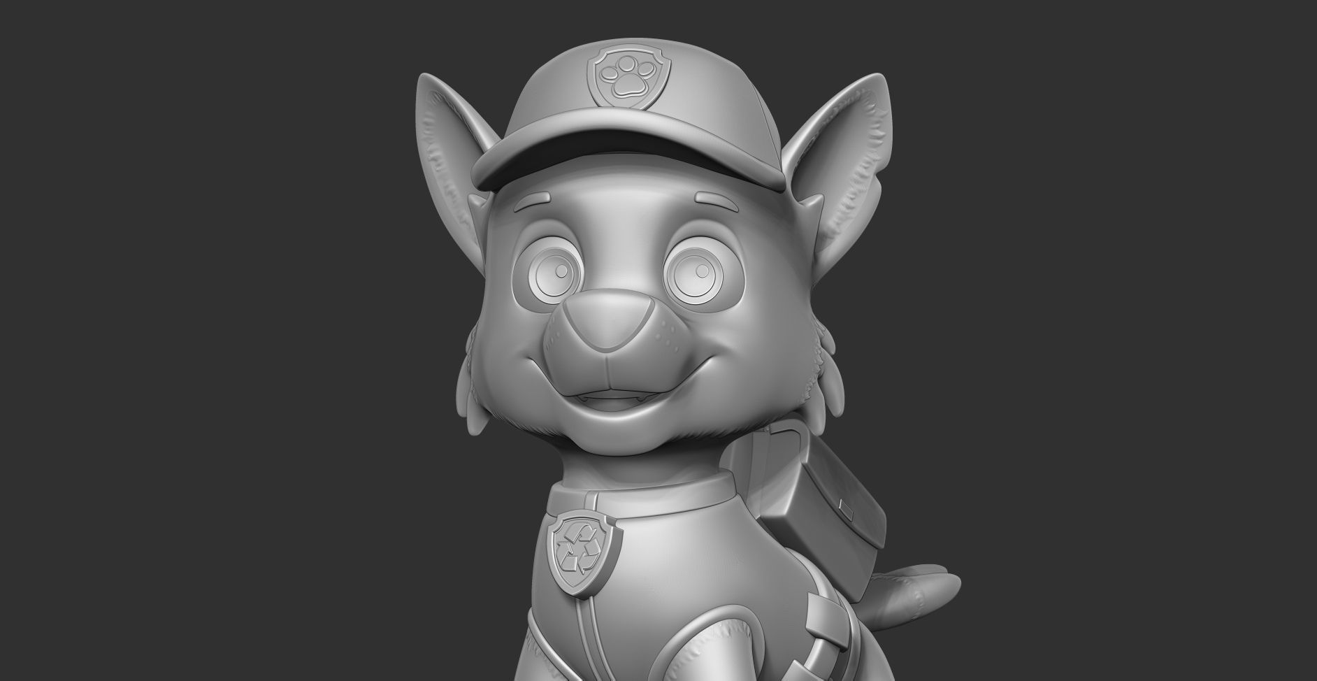 Rocky - Paw Patrol Fanart 3D print model_8