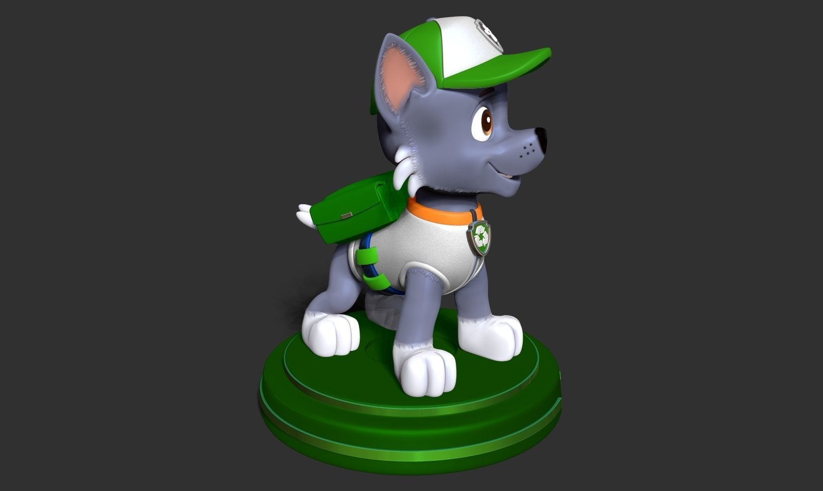 Rocky - Paw Patrol Fanart 3D print model_18
