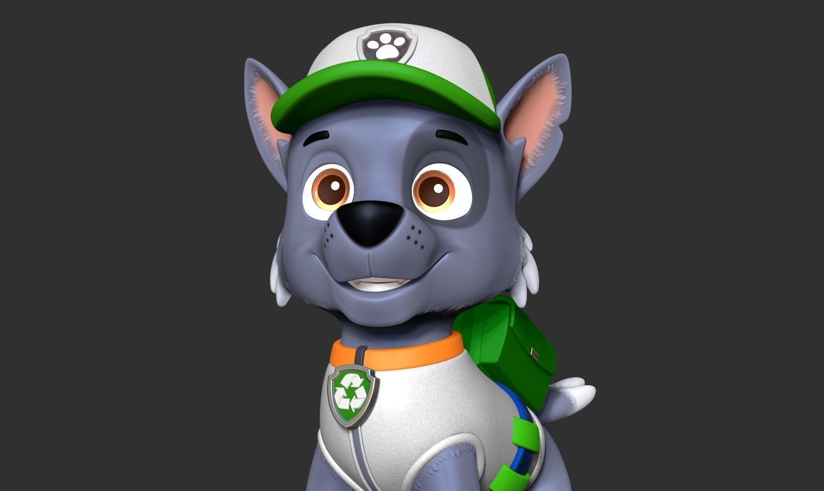 Rocky - Paw Patrol Fanart 3D print model_5