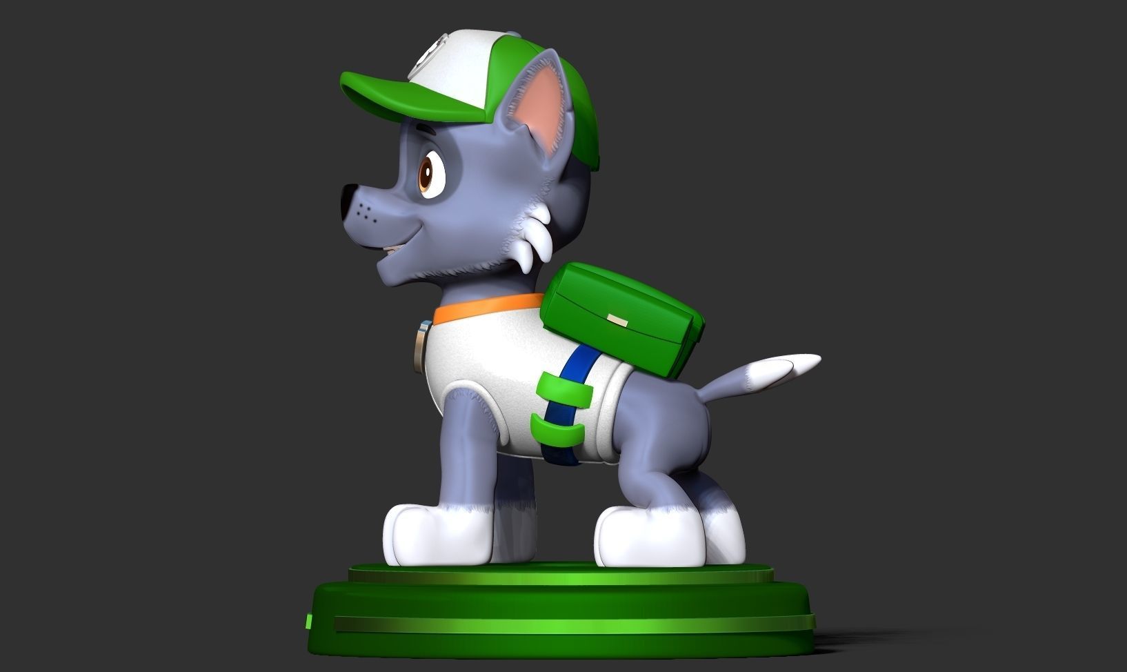 Rocky - Paw Patrol Fanart 3D print model_12