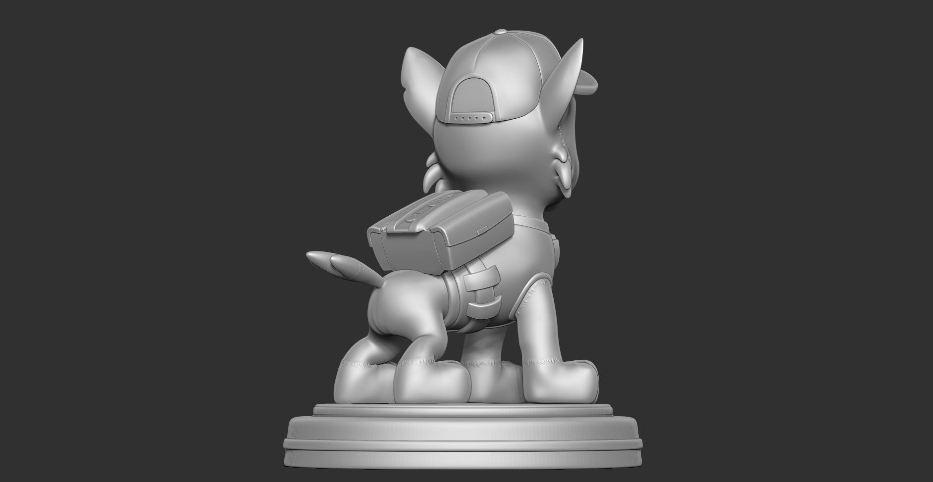 Rocky - Paw Patrol Fanart 3D print model_9